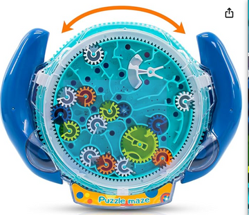 Mind Puzzles for Kids 3-8, 3D Maze Puzzle for Kids, Brain Teasers Gravity Ball Game Maze Ball Puzzle Toy Gifts for Kids Teens Adults, Hard Challenge. Labyrinth Game Marble Maze with Two Steel Marbles